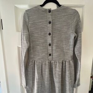 Loft reversed button dress